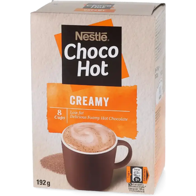 Nestlé Choco Hot Crémeux - 8 Sachets de Chocolat Chaud Instantané - Publicité Nestlé Choco Hot Crémeux - 8 Sachets de Chocolat Chaud Instantané - Publicité