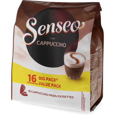 Cappuccino - 16 dosettes pour Senseo - Publicité Cappuccino - 16 dosettes pour Senseo - Publicité