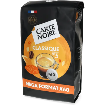 Café Carte Noire Classique - 60 Doses en Aluminium - Capsules de Café - Publicité Café Carte Noire Classique - 60 Doses en Aluminium - Capsules de Café - Publicité