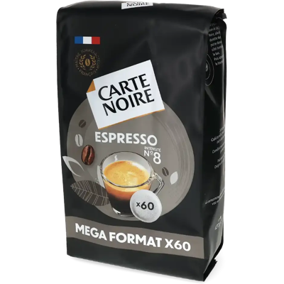 Carte Noire Espresso - 60 Dosettes de café pour Senseo - Espresso - Compatible Senseo - Publicité Carte Noire Espresso - 60 Dosettes de café pour Senseo - Espresso - Compatible Senseo - Publicité