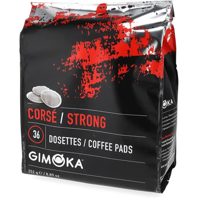 Gimoka Strong - 36 Dosettes de café pour Senseo - Compatible Senseo - Publicité Gimoka Strong - 36 Dosettes de café pour Senseo - Compatible Senseo - Publicité