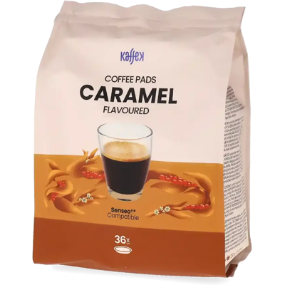 Kaffekapslen Caramel - Dosettes de café - Publicité Kaffekapslen Caramel - Dosettes de café - Publicité