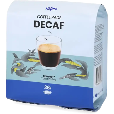 KaffeK Décaféiné - 36 Dosettes de café pour Senseo - Americano - Compatible Senseo - Publicité KaffeK Décaféiné - 36 Dosettes de café pour Senseo - Americano - Compatible Senseo - Publicité