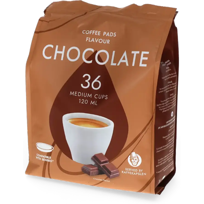Kaffekapslen Chocolat - Café quotidien - 36 dosettes pour Senseo - Publicité Kaffekapslen Chocolat - Café quotidien - 36 dosettes pour Senseo - Publicité