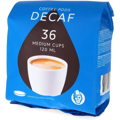 Kaffekapslen Décaféiné - 36 Dosettes de café pour Senseo - Americano - Compatible Senseo - Publicité Kaffekapslen Décaféiné - 36 Dosettes de café pour Senseo - Americano - Compatible Senseo - Publicité