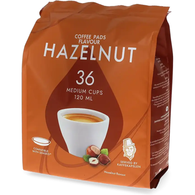 Kaffekapslen Noisette - 36 Dosettes de café pour Senseo - Americano - Café Noisette - Compatible Senseo - Publicité Kaffekapslen Noisette - 36 Dosettes de café pour Senseo - Americano - Café Noisette - Compatible Senseo - Publicité