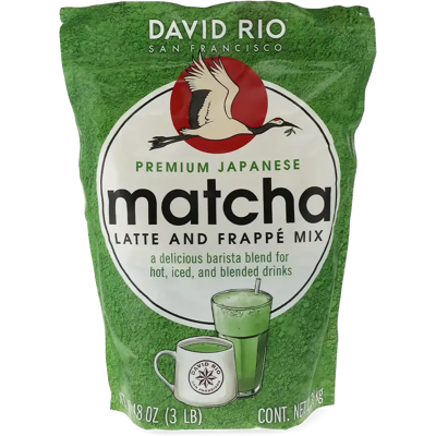 David Rio Matcha Latte & Frappé Mix - 1,36 kg de poudre de matcha - Publicité David Rio Matcha Latte & Frappé Mix - 1,36 kg de poudre de matcha - Publicité
