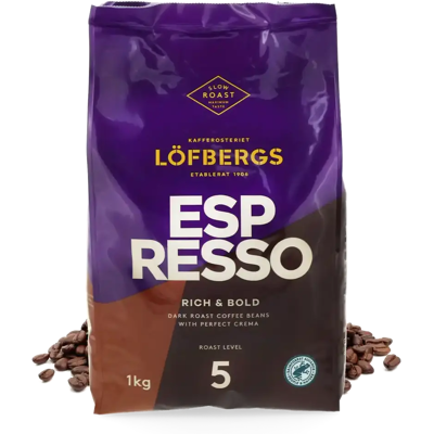 Löfbergs Espresso 1000 g - Café - Publicité Löfbergs Espresso 1000 g - Café - Publicité