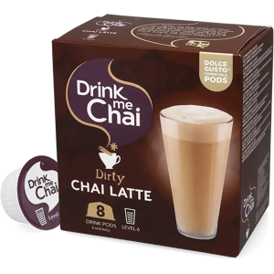 Drink Me Chai Dirty Chai Latte - 8 Capsules Chai pour Dolce Gusto - Latte - Compatible Dolce Gusto