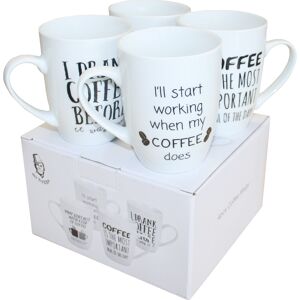 Kaffekapslen 4 Citation tasse (4 x 300 ml.) - Coffret cadeau