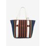 SHOPPING BAG Mixed Stripes ORANGE TU