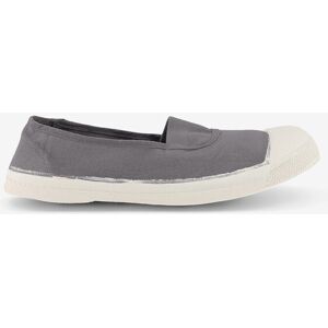 BENSIMON TENNIS ELASTIQUE FEMME En coton gris GRIS 36,37,38,39,40,41