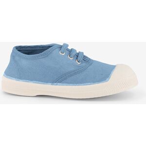 BENSIMON TENNIS LACETS ENFANT En coton OEKO-TEX DENIM 23,24,25,26,27,28,29,30,31,32,33,34,35