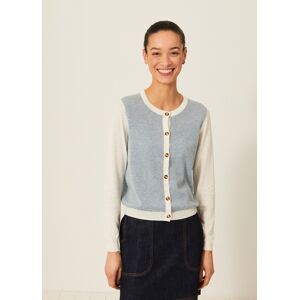 GILET JAMIE En coton cachemire IVOIRE L,M,S,XS