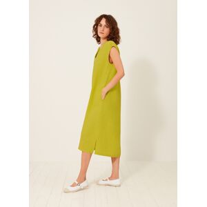 ROBE LUCILE En lin VERVEINE L,M,S,XS