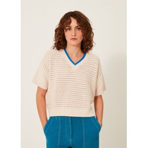 PULL LOLITA Maille coton fantaise ECRU L,M,S