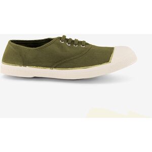 BENSIMON TENNIS LACETS HOMME En coton OEKO-TEX KAKI 42,43,44,45,46