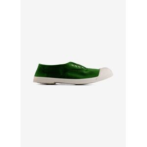 TENNIS ELLY FEMME En coton OEKO-TEX VERT PRAIRIE 36,37,41