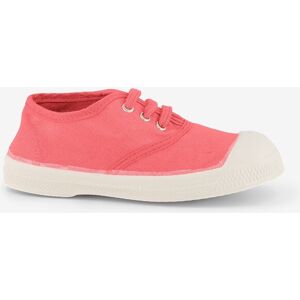 TENNIS LACETS ENFANT En coton OEKO-TEX HIBISCUS 23,24,26,27,29,31,32,33,34,35