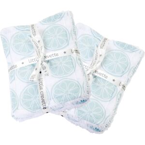 LITTLE CREVETTE Lot de 12 lingettes lavables Limonade