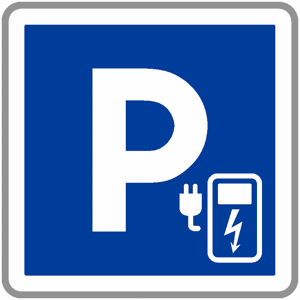 Alu-Panel Signalisierung Elektroladestation