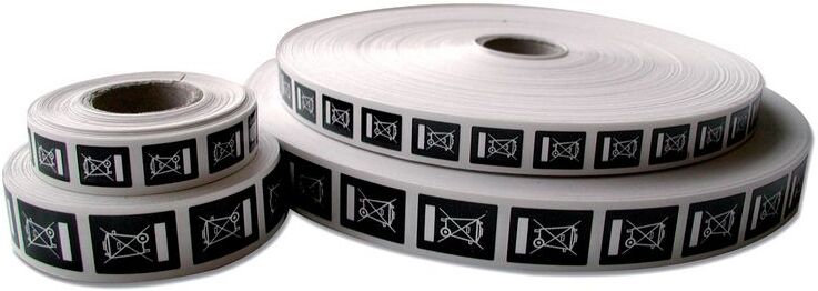 500 Etiquettes polyester DEEE directive WEEE ROHS