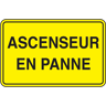 Panneau PVC Ascenseur en panne