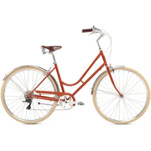 Vélo hollandais Siech Cycles Comfy Lady 8V Orange - Publicité Vélo hollandais Siech Cycles Comfy Lady 8V Orange - Publicité