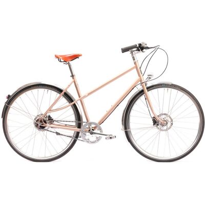 Vélo Urbain Classique Pelago Airisto Commuter - Rose - Publicité Vélo Urbain Classique Pelago Airisto Commuter - Rose - Publicité