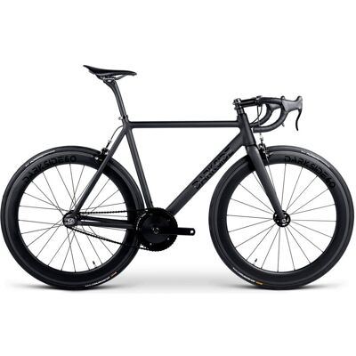 Vélo fixie et Single-speed Darkside Mannheim Urban DB CF Noir Stealth - Publicité Vélo fixie et Single-speed Darkside Mannheim Urban DB CF Noir Stealth - Publicité