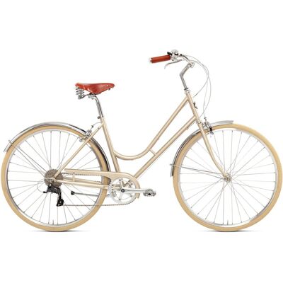 Vélo hollandais Siech Cycles Comfy Lady 8V Titane - Publicité Vélo hollandais Siech Cycles Comfy Lady 8V Titane - Publicité