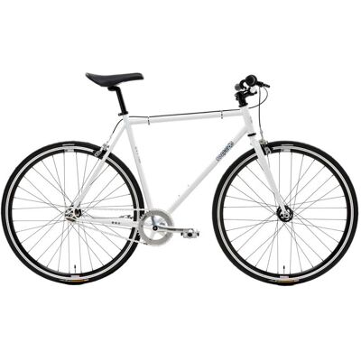 Vélo single-speed Csepel Royal 3 Blanc - Publicité Vélo single-speed Csepel Royal 3 Blanc - Publicité