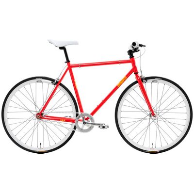 Vélo single-speed Csepel Royal 3 Rouge - Publicité Vélo single-speed Csepel Royal 3 Rouge - Publicité
