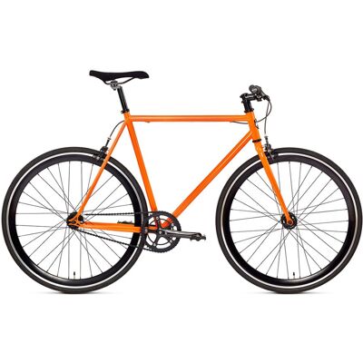 Vélo single-speed Siech Cycles Fixie Orange - Publicité Vélo single-speed Siech Cycles Fixie Orange - Publicité