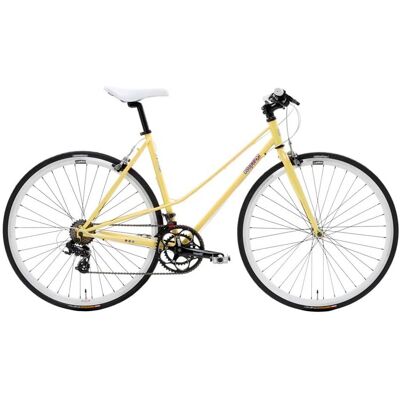 Vélo de ville Csepel Torpedo 3 1.0 Lady Jaune - Publicité Vélo de ville Csepel Torpedo 3 1.0 Lady Jaune - Publicité
