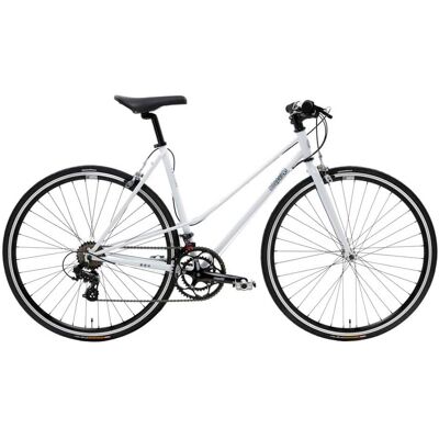Vélo de ville Csepel Torpedo 3 1.0 Lady Blanc - Publicité Vélo de ville Csepel Torpedo 3 1.0 Lady Blanc - Publicité