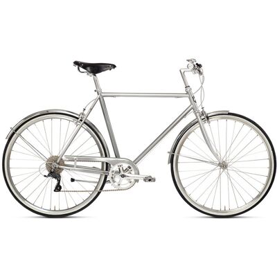 Vélo de ville Siech Cycles Classic 8V Argent - Publicité Vélo de ville Siech Cycles Classic 8V Argent - Publicité
