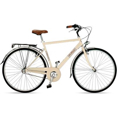 Vélo de ville Via Veneto Allure 28" Man 6V Beige - Publicité Vélo de ville Via Veneto Allure 28" Man 6V Beige - Publicité