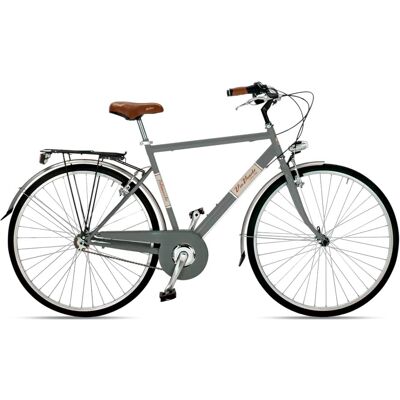 Vélo de ville Via Veneto Allure 28" Man 6V Gris - Publicité Vélo de ville Via Veneto Allure 28" Man 6V Gris - Publicité