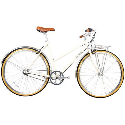 Vélo Urbain BLB Butterfly 3 Vitesses Natural Beige - Publicité Vélo Urbain BLB Butterfly 3 Vitesses Natural Beige - Publicité