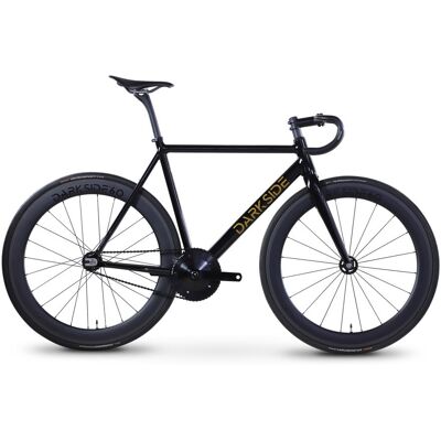 Vélo de piste Darkside Mannheim Track DB CF Noir Brillant - Publicité Vélo de piste Darkside Mannheim Track DB CF Noir Brillant - Publicité