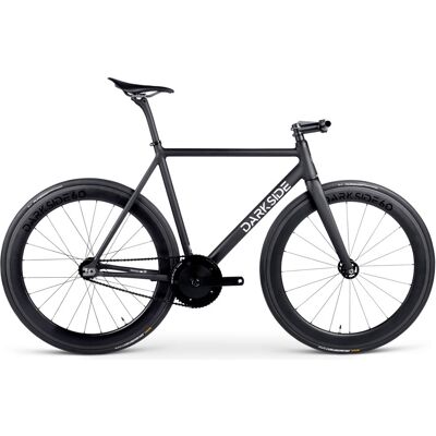 Vélo de piste Darkside Mannheim Track FB CF Noir Mat - Publicité Vélo de piste Darkside Mannheim Track FB CF Noir Mat - Publicité