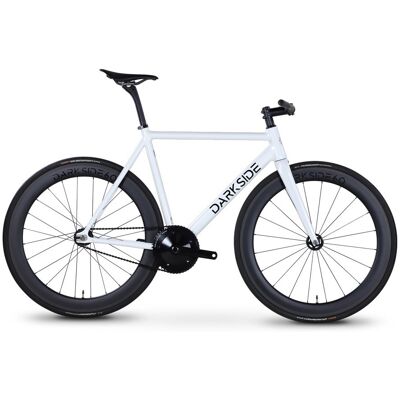 Vélo de piste Darkside Mannheim Track FB CF Blanc - Publicité Vélo de piste Darkside Mannheim Track FB CF Blanc - Publicité