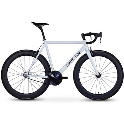 Vélo fixie et Single-speed Darkside Mannheim Urban DB CF Blanc - Publicité Vélo fixie et Single-speed Darkside Mannheim Urban DB CF Blanc - Publicité