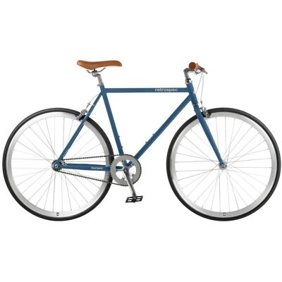 Vélo Fixie Retrospec Harper - Navy - Publicité Vélo Fixie Retrospec Harper - Navy - Publicité
