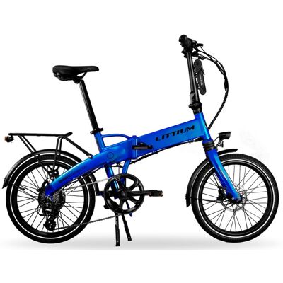Vélo électrique pliant Littium Ibiza Rainbow Bleu - Publicité Vélo électrique pliant Littium Ibiza Rainbow Bleu - Publicité