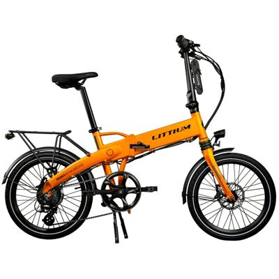 Vélo électrique pliant Littium Ibiza Rainbow Orange - Publicité Vélo électrique pliant Littium Ibiza Rainbow Orange - Publicité