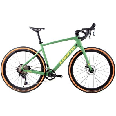 Vélo Gravel Lobito GV10 Vert - Publicité Vélo Gravel Lobito GV10 Vert - Publicité