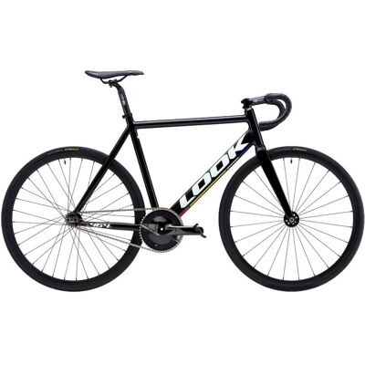 Vélo Piste Look AL 464 P Proteam - Black Glossy - Publicité Vélo Piste Look AL 464 P Proteam - Black Glossy - Publicité