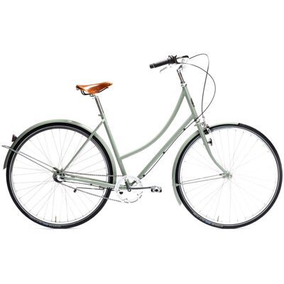 Vélo Urbain Classique Femme Pelago Brooklyn 3C Helene Grey - Publicité Vélo Urbain Classique Femme Pelago Brooklyn 3C Helene Grey - Publicité